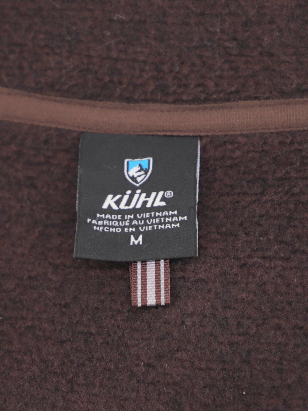 KUHL Women's Ascendyr Full Zip Fleece Hoodie in Ganache Brown Size M - Picture 6 of 8